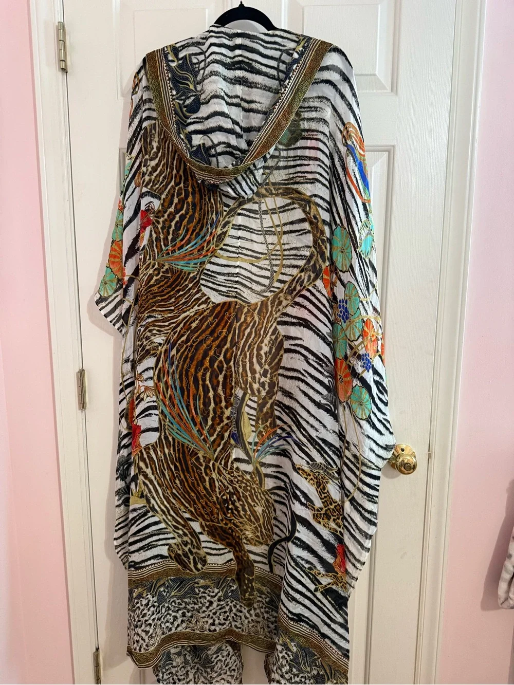 Camilla Multicolor Animal & Floral Print Lightweight Duster - Picture 7 of 11